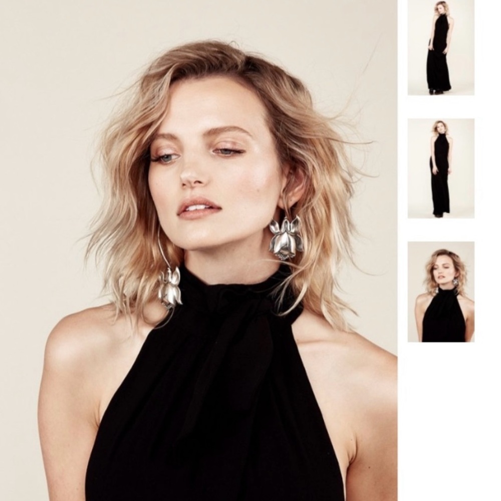 Stone Cold Fox Ava Maxi Black Dress - Size 2 NWT